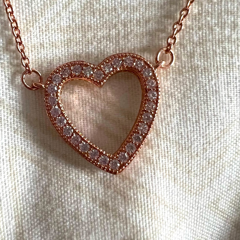 Pandora Loving Hearts of Pandora Necklace, Clear Cubic Zirconia